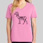 Ladies Core Cotton V Neck Tee Thumbnail