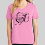Ladies Core Cotton V Neck Tee Thumbnail