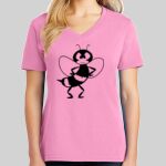 Ladies Core Cotton V Neck Tee Thumbnail