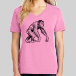 Ladies Core Cotton V Neck Tee Thumbnail