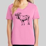 Ladies Core Cotton V Neck Tee Thumbnail