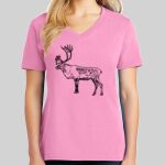 Ladies Core Cotton V Neck Tee Thumbnail