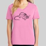 Ladies Core Cotton V Neck Tee Thumbnail