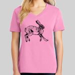 Ladies Core Cotton V Neck Tee Thumbnail