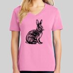 Ladies Core Cotton V Neck Tee Thumbnail