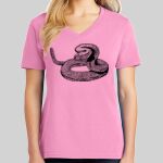 Ladies Core Cotton V Neck Tee Thumbnail