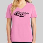 Ladies Core Cotton V Neck Tee Thumbnail