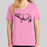 Ladies Core Cotton V Neck Tee Thumbnail