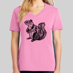 Ladies Core Cotton V Neck Tee Thumbnail