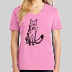 Ladies Core Cotton V Neck Tee Thumbnail