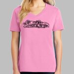 Ladies Core Cotton V Neck Tee Thumbnail