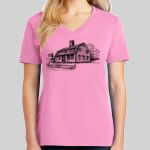 Ladies Core Cotton V Neck Tee Thumbnail