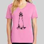 Ladies Core Cotton V Neck Tee Thumbnail