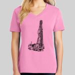 Ladies Core Cotton V Neck Tee Thumbnail