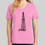 Ladies Core Cotton V Neck Tee Thumbnail