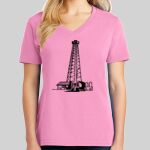 Ladies Core Cotton V Neck Tee Thumbnail
