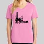 Ladies Core Cotton V Neck Tee Thumbnail