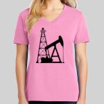 Ladies Core Cotton V Neck Tee Thumbnail