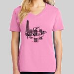 Ladies Core Cotton V Neck Tee Thumbnail