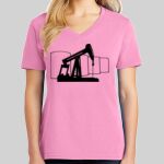 Ladies Core Cotton V Neck Tee Thumbnail