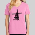 Ladies Core Cotton V Neck Tee Thumbnail