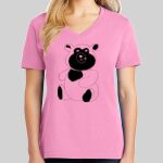 Ladies Core Cotton V Neck Tee Thumbnail