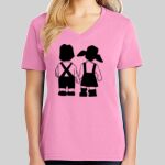 Ladies Core Cotton V Neck Tee Thumbnail