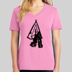 Ladies Core Cotton V Neck Tee Thumbnail