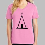 Ladies Core Cotton V Neck Tee Thumbnail