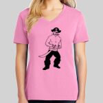 Ladies Core Cotton V Neck Tee Thumbnail