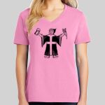 Ladies Core Cotton V Neck Tee Thumbnail