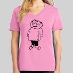 Ladies Core Cotton V Neck Tee Thumbnail