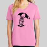 Ladies Core Cotton V Neck Tee Thumbnail