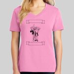 Ladies Core Cotton V Neck Tee Thumbnail