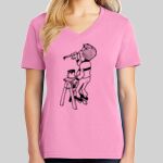 Ladies Core Cotton V Neck Tee Thumbnail