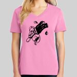 Ladies Core Cotton V Neck Tee Thumbnail