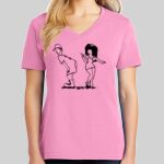 Ladies Core Cotton V Neck Tee Thumbnail