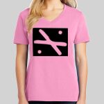Ladies Core Cotton V Neck Tee Thumbnail