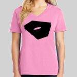 Ladies Core Cotton V Neck Tee Thumbnail