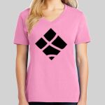 Ladies Core Cotton V Neck Tee Thumbnail