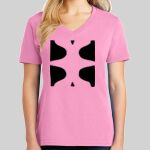 Ladies Core Cotton V Neck Tee Thumbnail