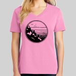 Ladies Core Cotton V Neck Tee Thumbnail