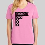 Ladies Core Cotton V Neck Tee Thumbnail