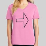 Ladies Core Cotton V Neck Tee Thumbnail