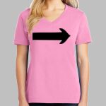 Ladies Core Cotton V Neck Tee Thumbnail
