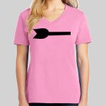 Ladies Core Cotton V Neck Tee Thumbnail