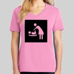 Ladies Core Cotton V Neck Tee Thumbnail