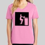 Ladies Core Cotton V Neck Tee Thumbnail