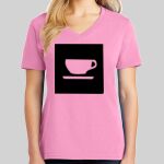 Ladies Core Cotton V Neck Tee Thumbnail