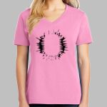 Ladies Core Cotton V Neck Tee Thumbnail
